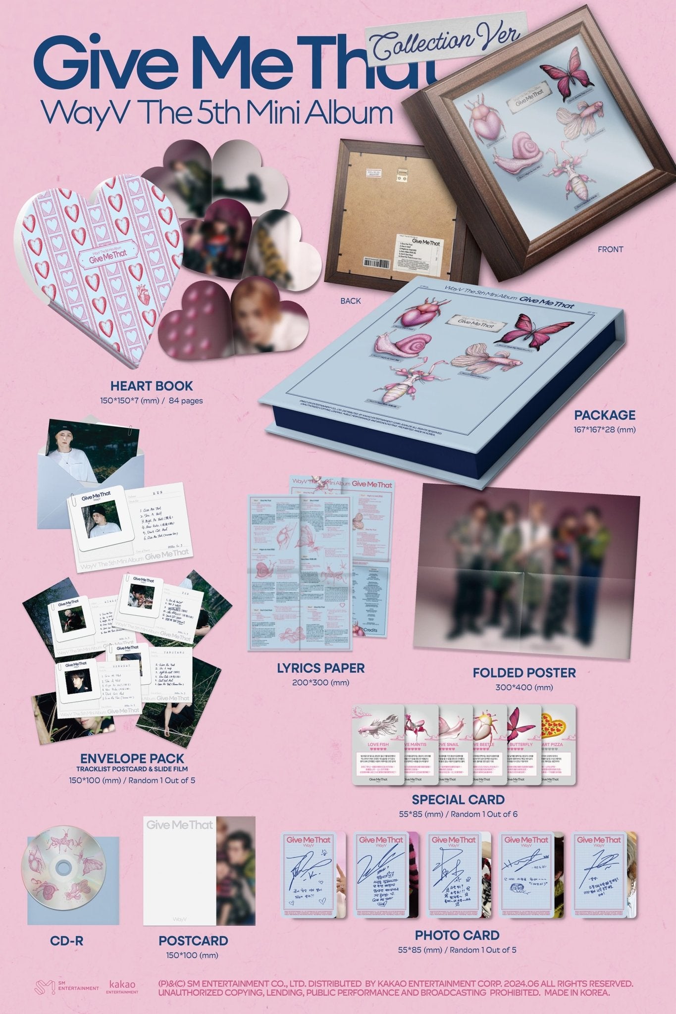 WayV 5th Mini Album Give Me That (Collection Version) – album ( / / ) | HobiEgo