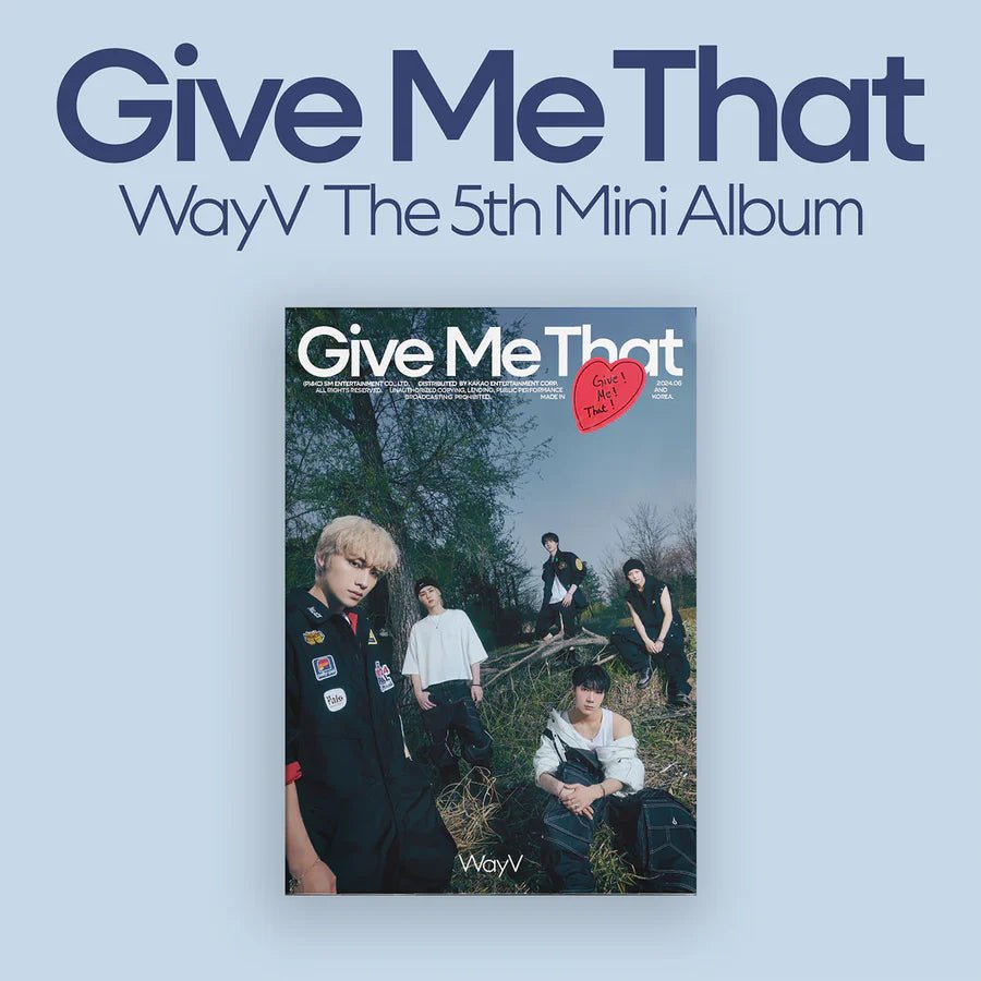 WayV 5th Mini Album Give Me That (Photobook Version) – Photo Book (A (WHITE) / / ) | HobiEgo