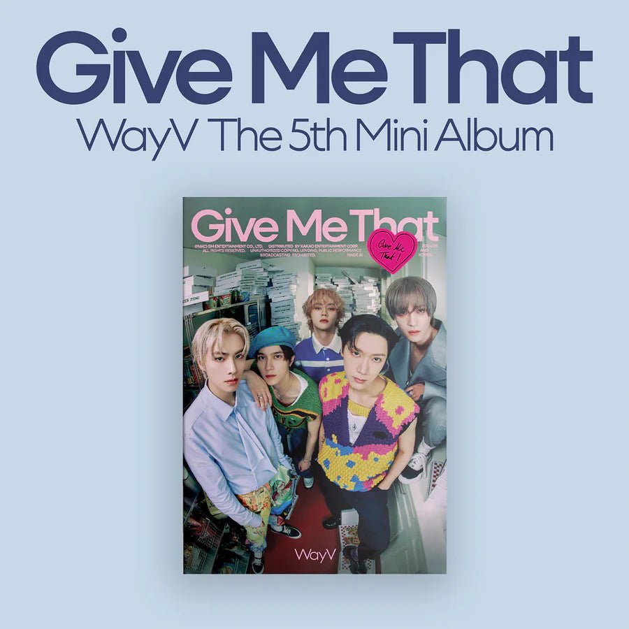 WayV 5th Mini Album Give Me That (Photobook Version) – Photo Book (B (PINK) / / ) | HobiEgo