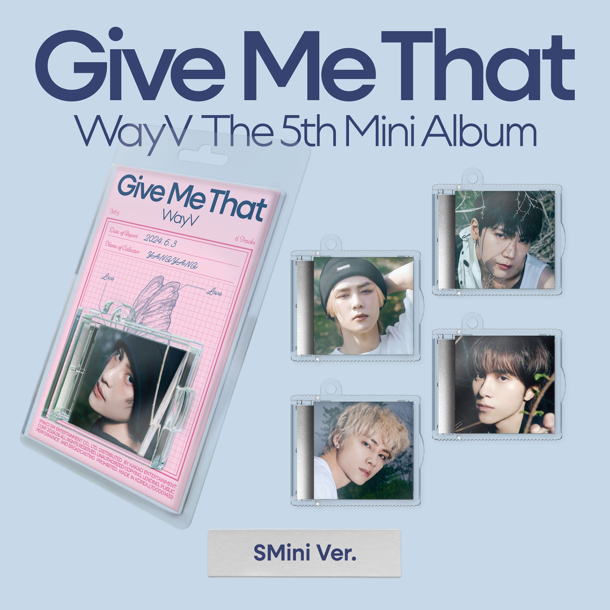 WayV 5th Mini Album Give Me That (Smini Version) – album (Kun / / ) | HobiEgo