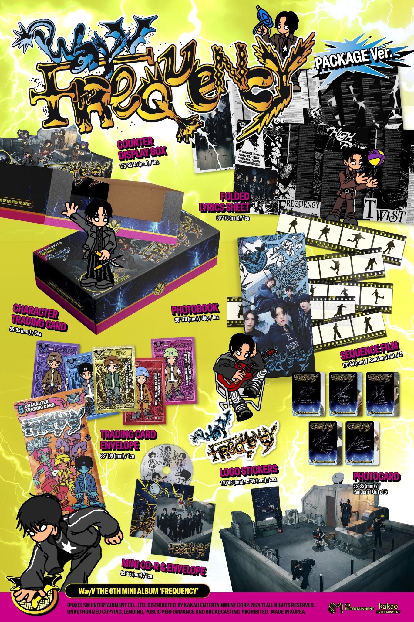 WayV 6th Mini Album FREQUENCY (Package Version) – album ( / / ) | HobiEgo
