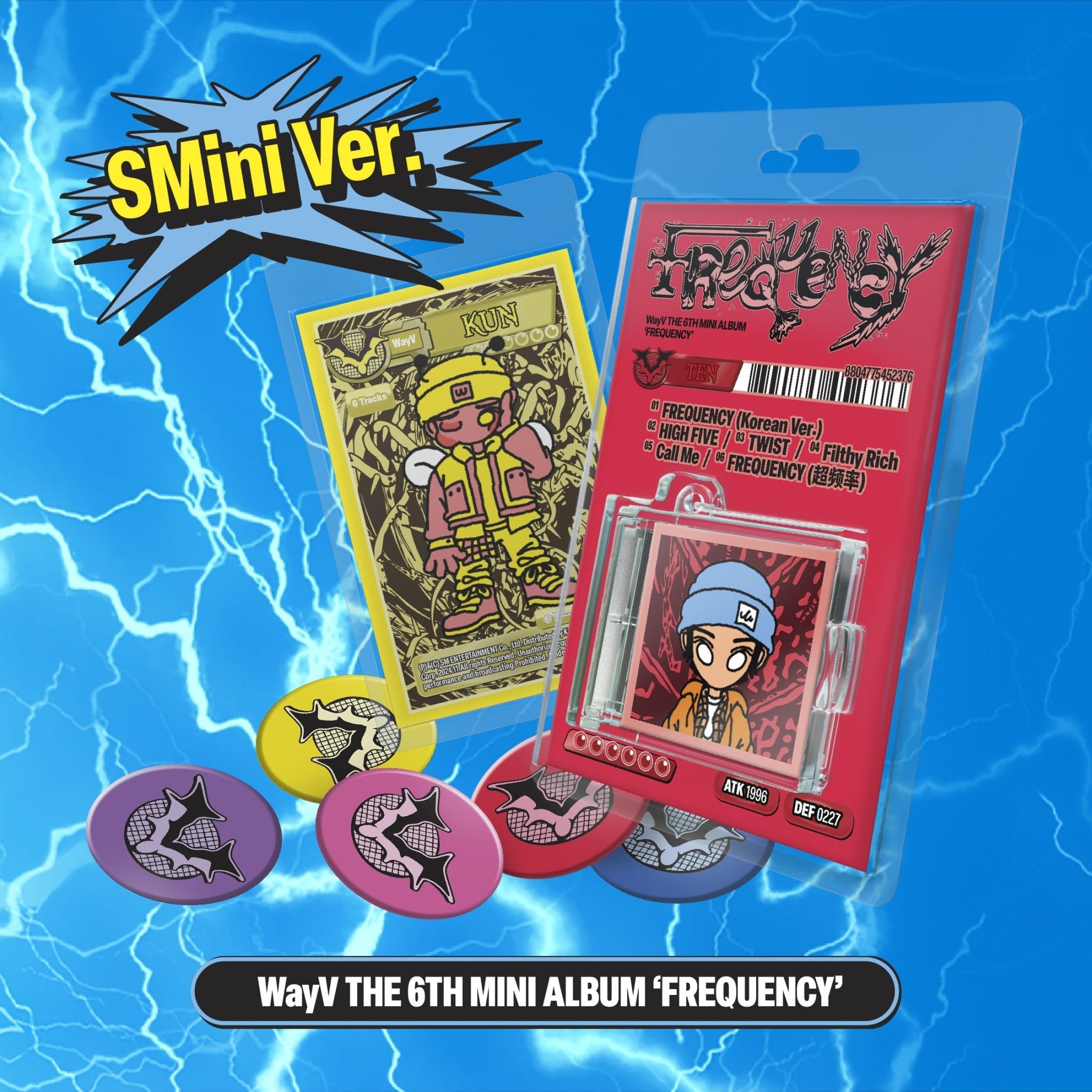 WayV 6th Mini Album FREQUENCY (SMini Version) – album (Kun / / ) | HobiEgo