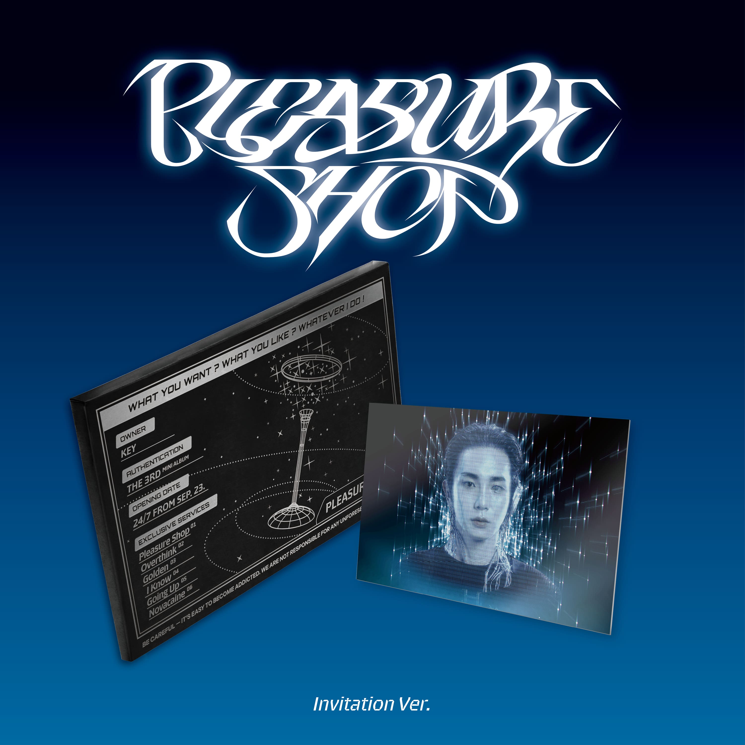 KEY 3rd Mini Album Pleasure Shop (Invitation Version)