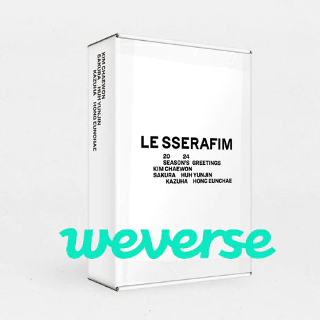 LE SSERAFIM 2024 Season's Greetings + Weverse Gift