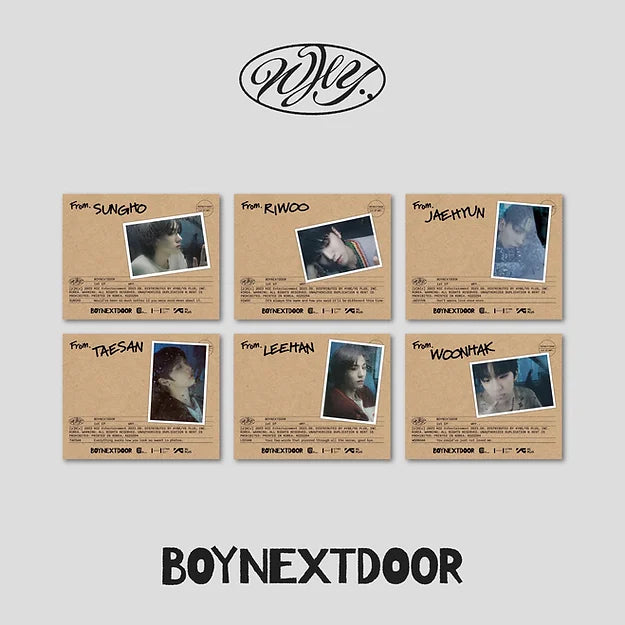 BOYNEXTDOOR 1st EP WHY.. (LETTER Version)