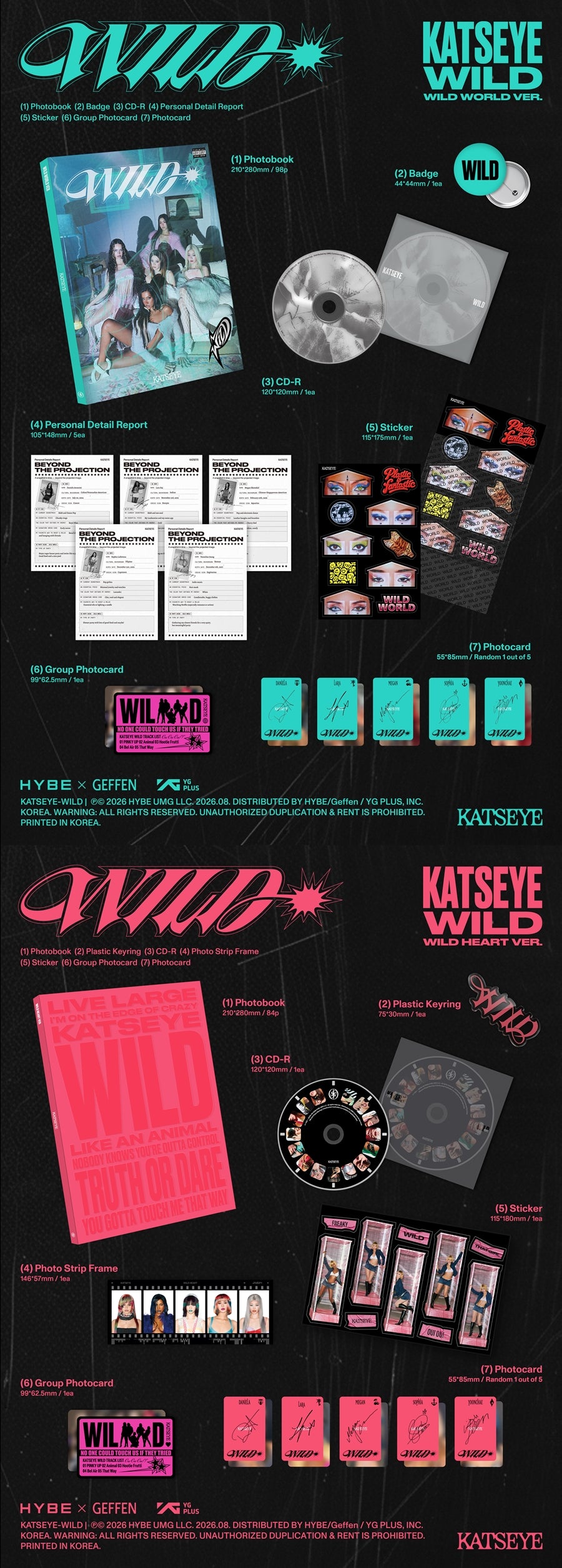 PRE-ORDER KATSEYE 3rd EP Album WILD (Photobook Version)