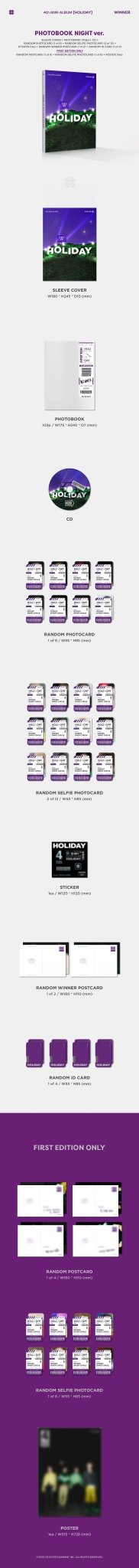 WINNER 4th Min Album HOLIDAY – album (Day / / ) | HobiEgo
