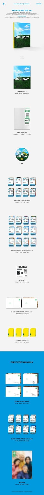 WINNER 4th Min Album HOLIDAY – album (Day / / ) | HobiEgo