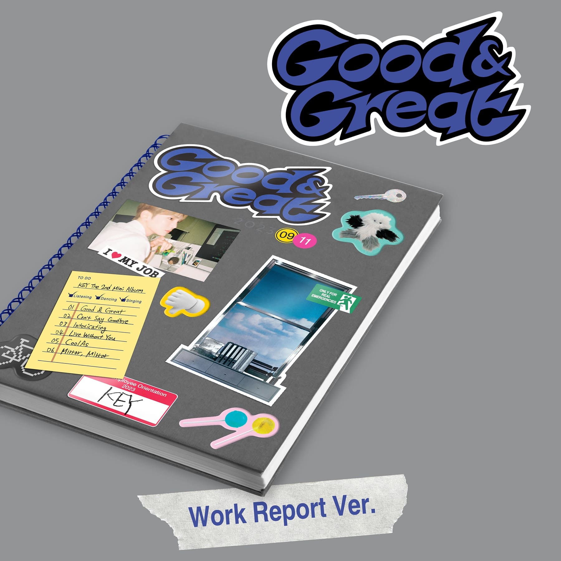 KEY 2nd Mini Album Good & Great Work Report Version