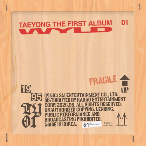 Pre-Order TAEYONG (NCT) 1st Full Album WYLD (WYLD BOOK) (Masterpiece Version Limited