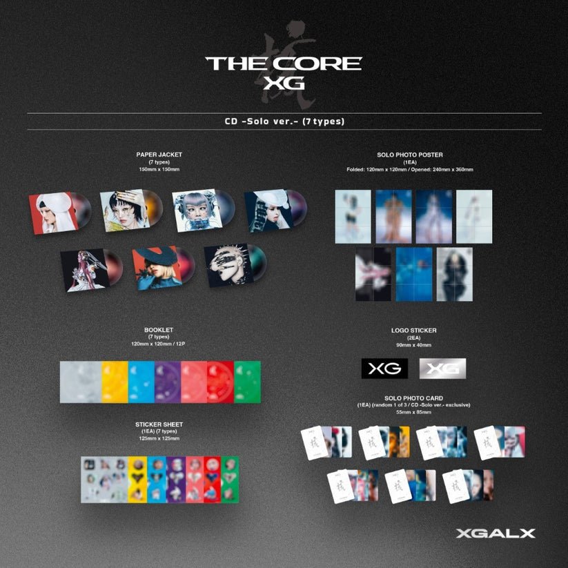 XG 1st Full Album The Core Solo Version – album  (Jurin / / ) | HobiEgo