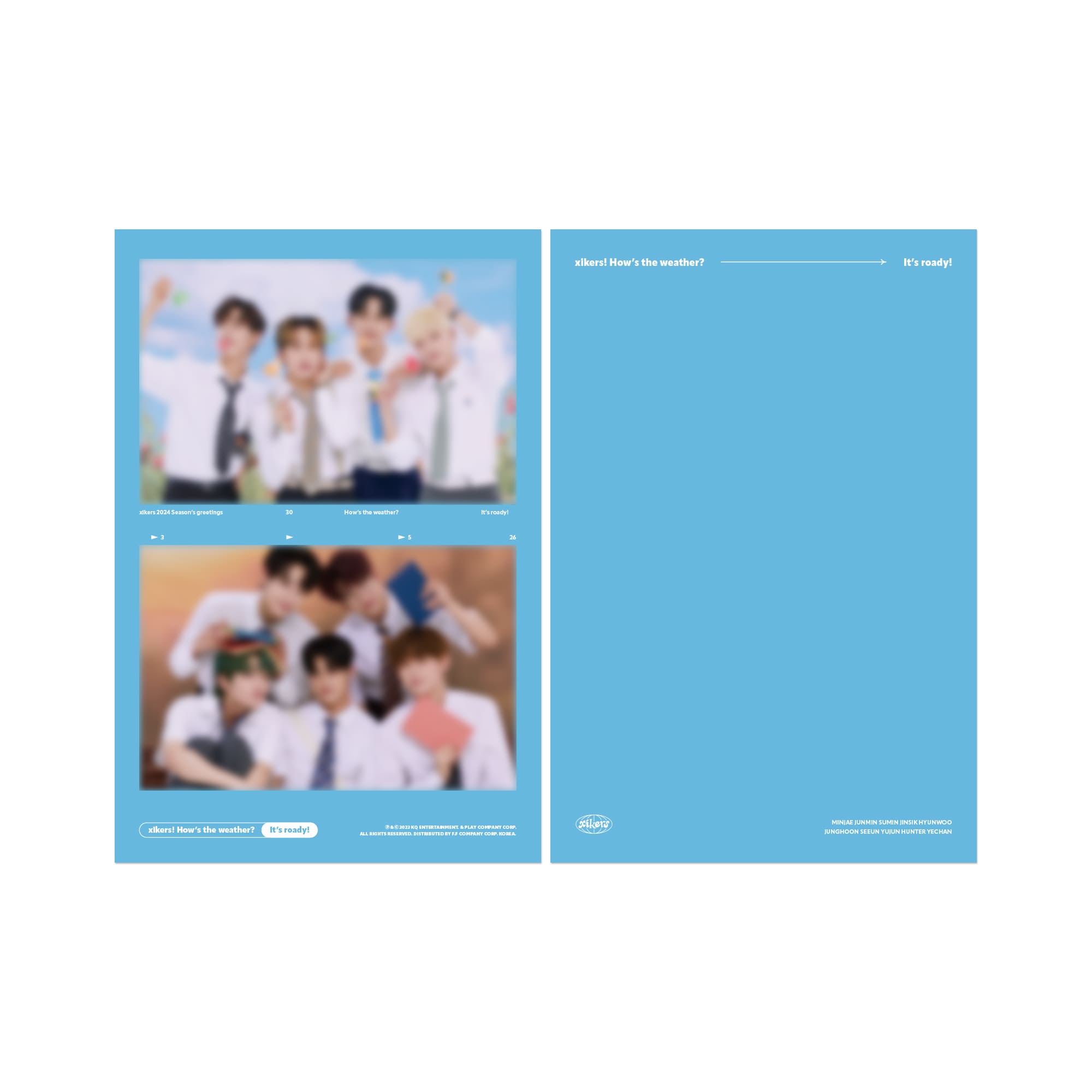 XIKERS 2024 Season's Greetings + 2Cut Photo POB – album ( / / ) | HobiEgo