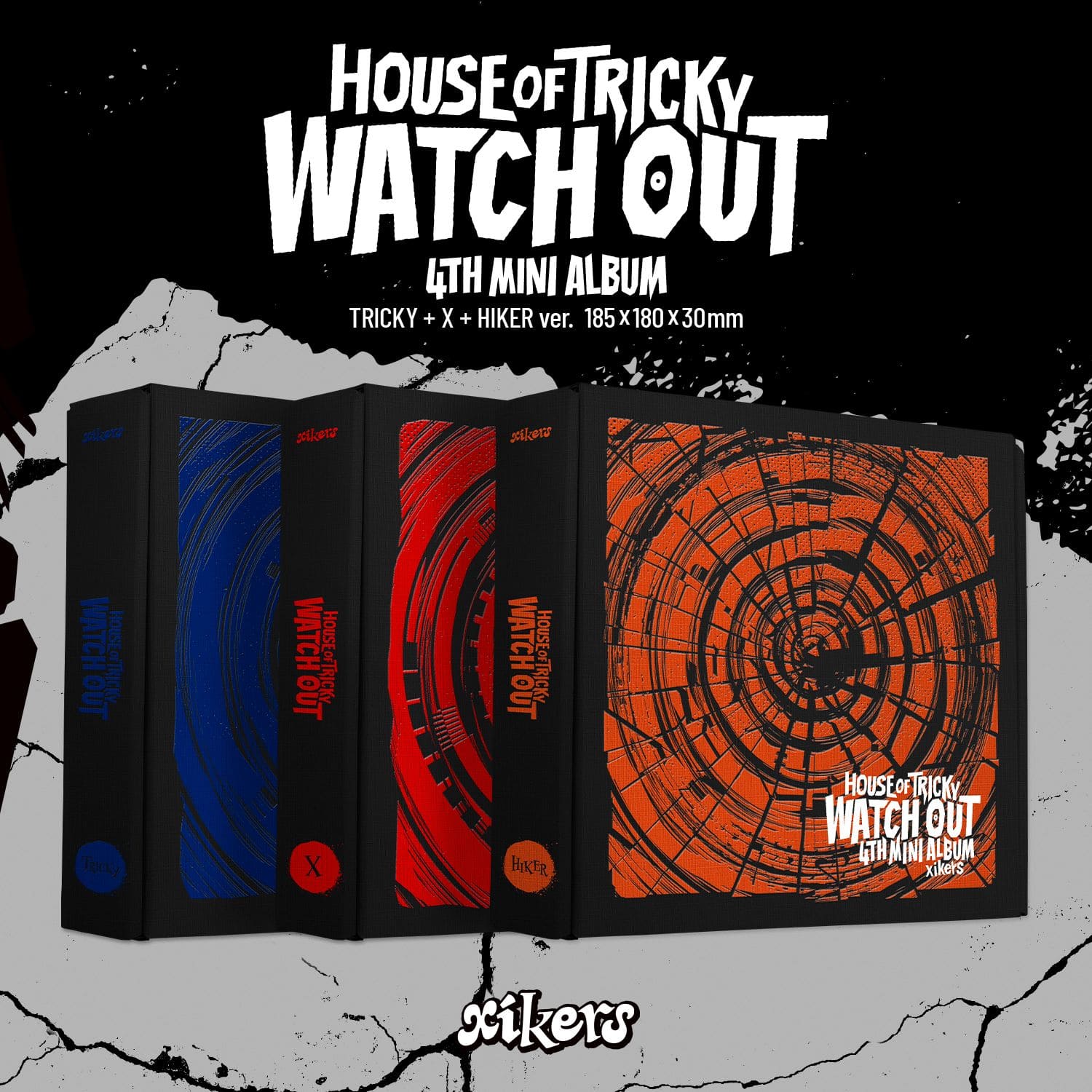 Xikers 4th Mini Album HOUSE OF TRICKY : WATCH OUT – album (Tricky (BLUE) / / ) | HobiEgo