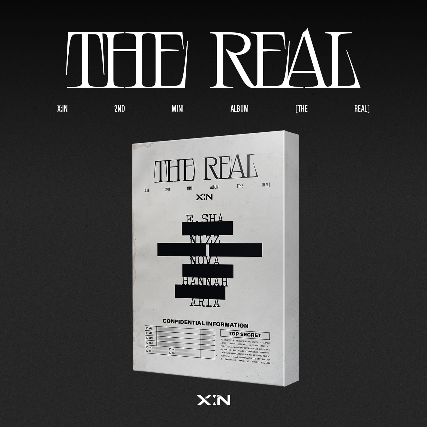 X:IN 2nd Mini Album THE REAL – album ( / / ) | HobiEgo
