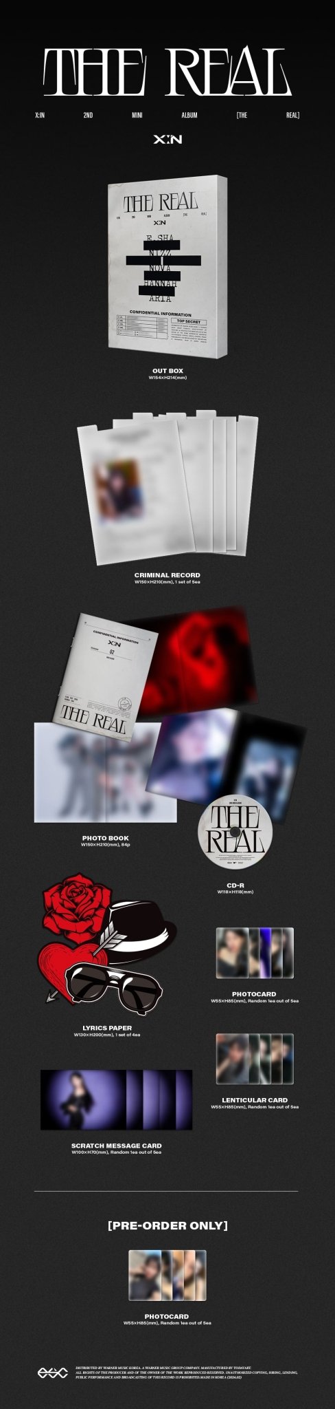 X:IN 2nd Mini Album THE REAL – album ( / / ) | HobiEgo