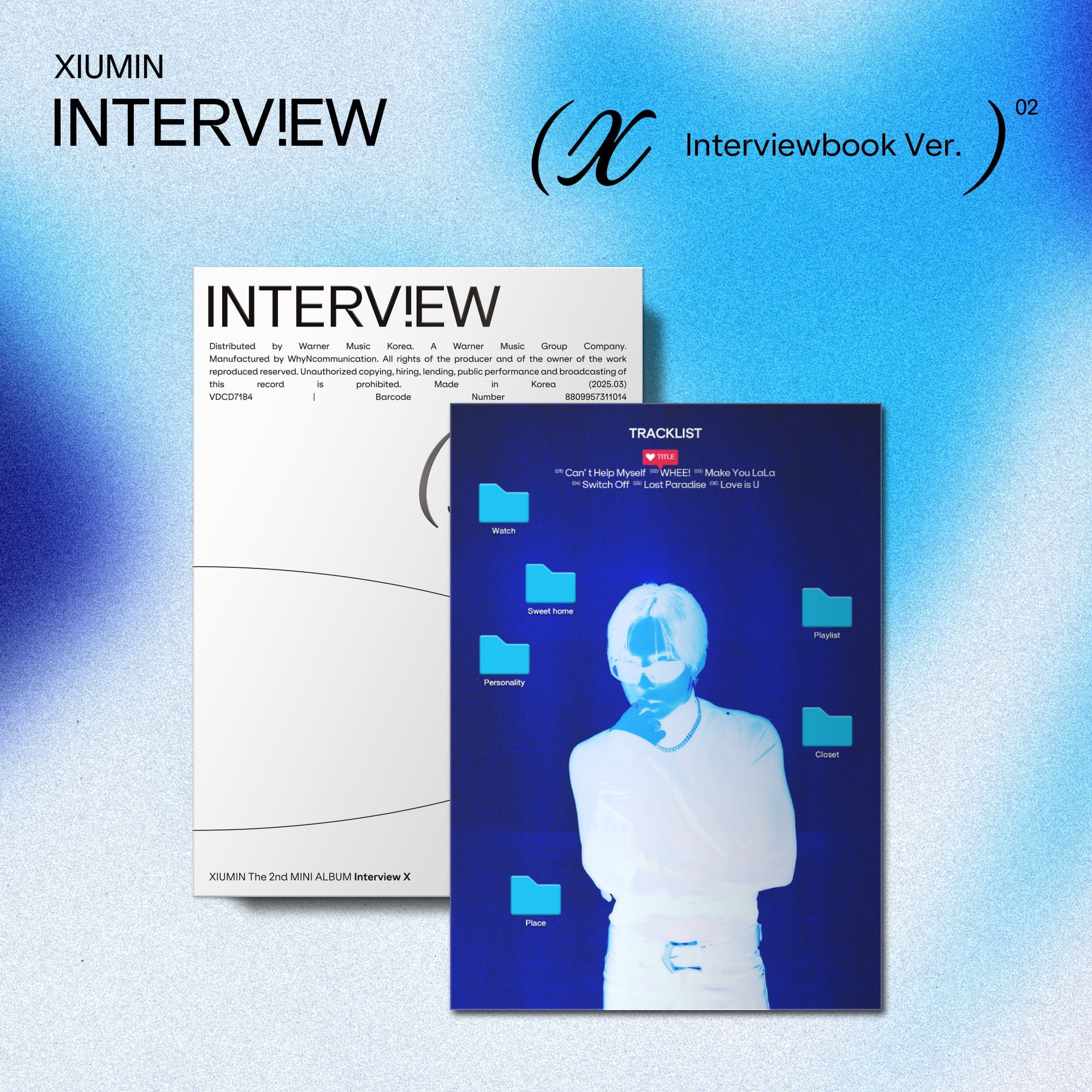 XIUMIN 2nd Mini Album Interview X (Interviewbook Version) – album ( / / ) | HobiEgo