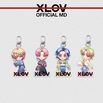 XLOV CLOXE 2U 2ND Fanmeeting MD Acrylic Keyring – merch (Wumuti / / ) | HobiEgo