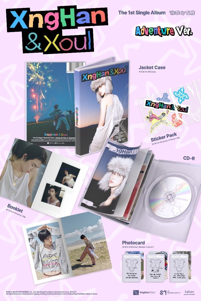 XngHan&Xoul 1st Single Album Waste No Time (Adventure Version) – album ( / / ) | HobiEgo
