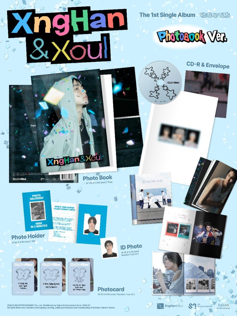 XngHan&Xoul 1st Single Album Waste No Time (Photobook Version) – album ( / / ) | HobiEgo