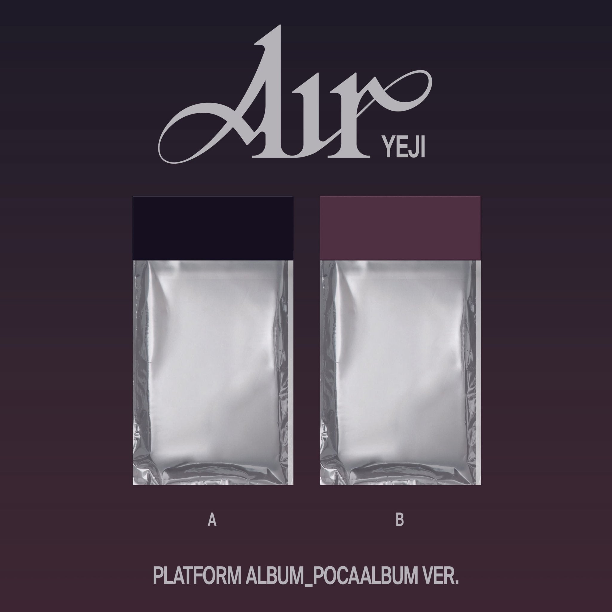 YEJI (ITZY) 1st Mini Album Air (Platform Version) – album (A (BLACK) / / ) | HobiEgo