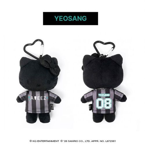 PRE-ORDER  ATEEZ X HELLO KITTY' Pop Up Official MD Stuffed Toy Keyring