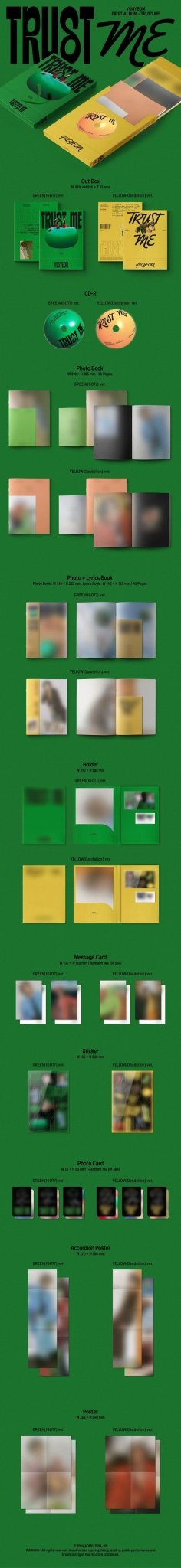 YUGYEOM 1st Full Album TRUST ME – album (GREEN (IGOT7) / / ) | HobiEgo