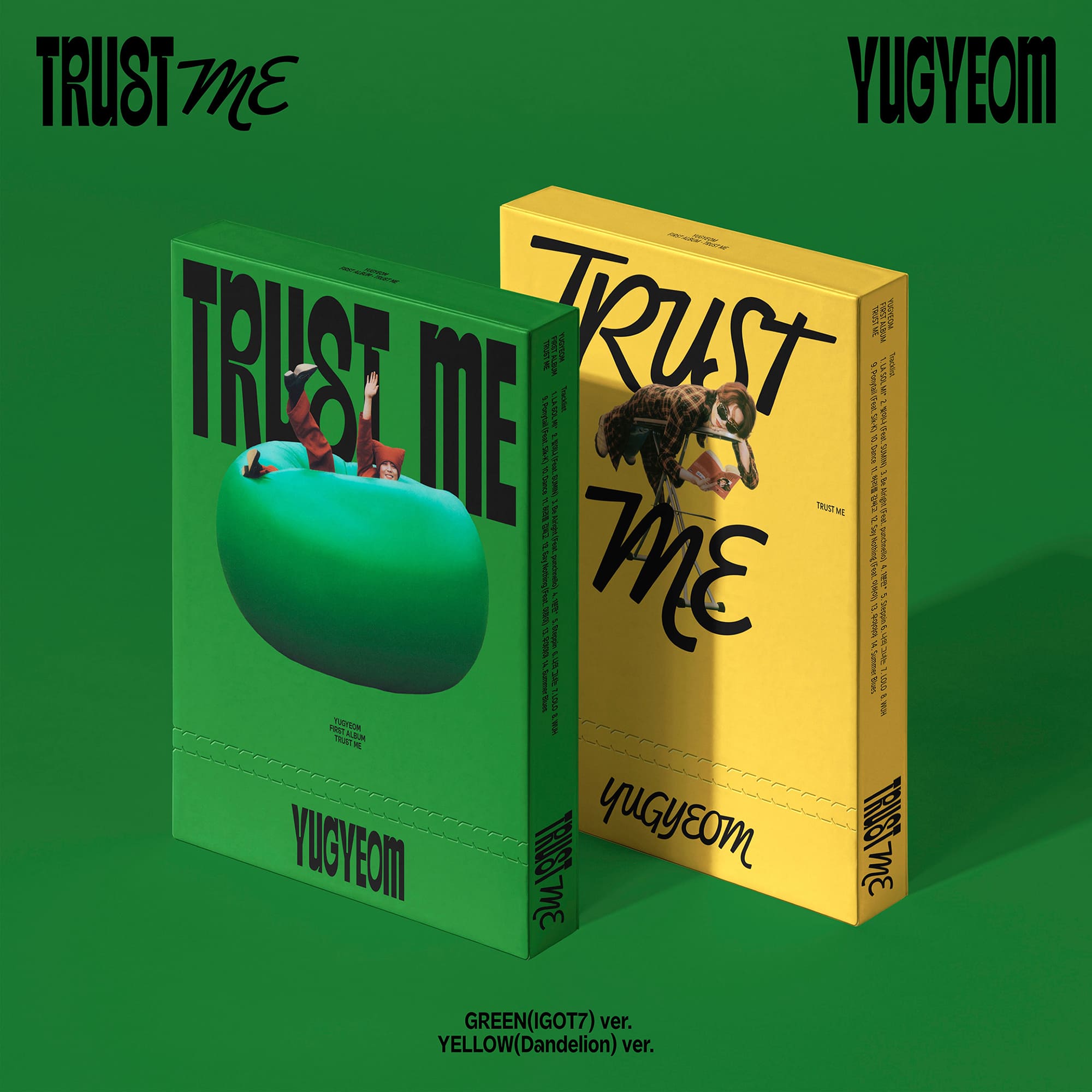 YUGYEOM 1st Full Album TRUST ME – album (GREEN (IGOT7) / / ) | HobiEgo