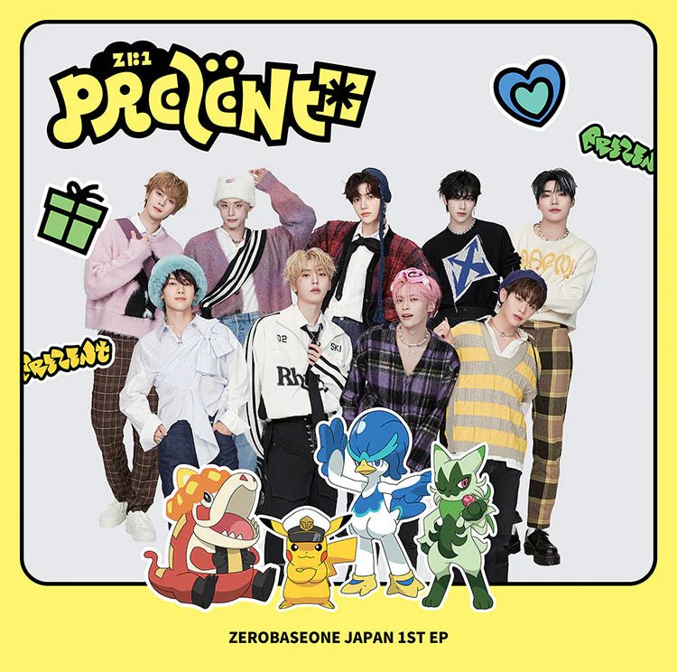 ZEROBASEONE 1st Japanese EP PREZENT (Limited Pokémon Version) – album ( / / ) | HobiEgo
