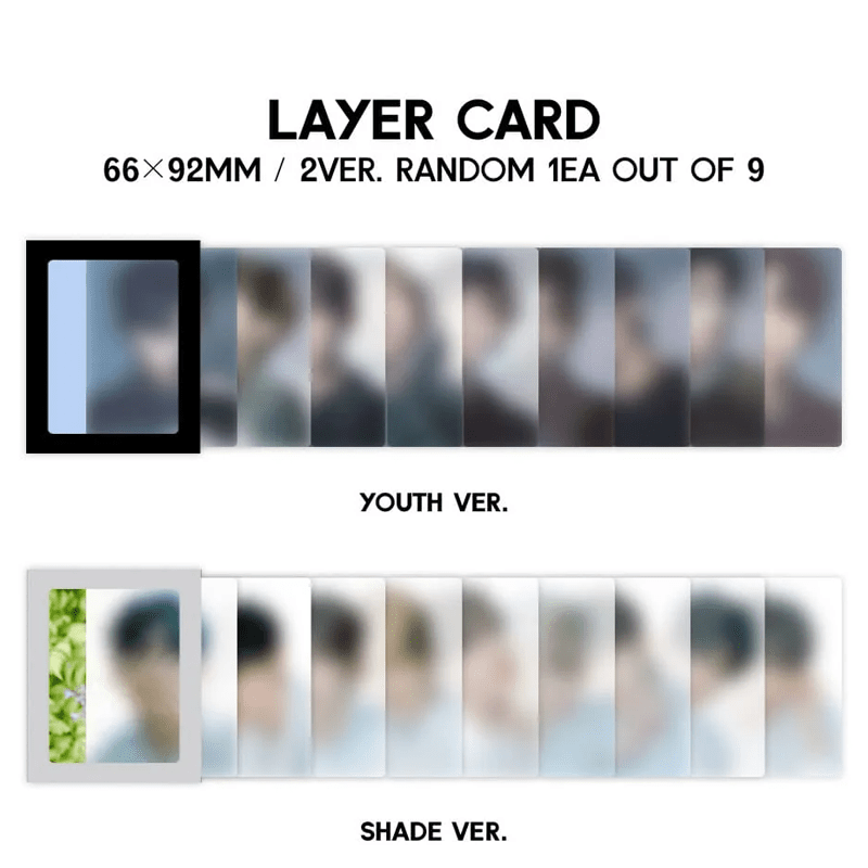 ZEROBASEONE 1st Mini Album YOUTH IN THE SHADE – album (Youth (Black) / / ) | HobiEgo