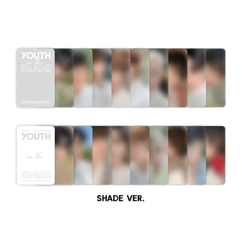 ZEROBASEONE 1st Mini Album YOUTH IN THE SHADE – album (Youth (Black) / / ) | HobiEgo
