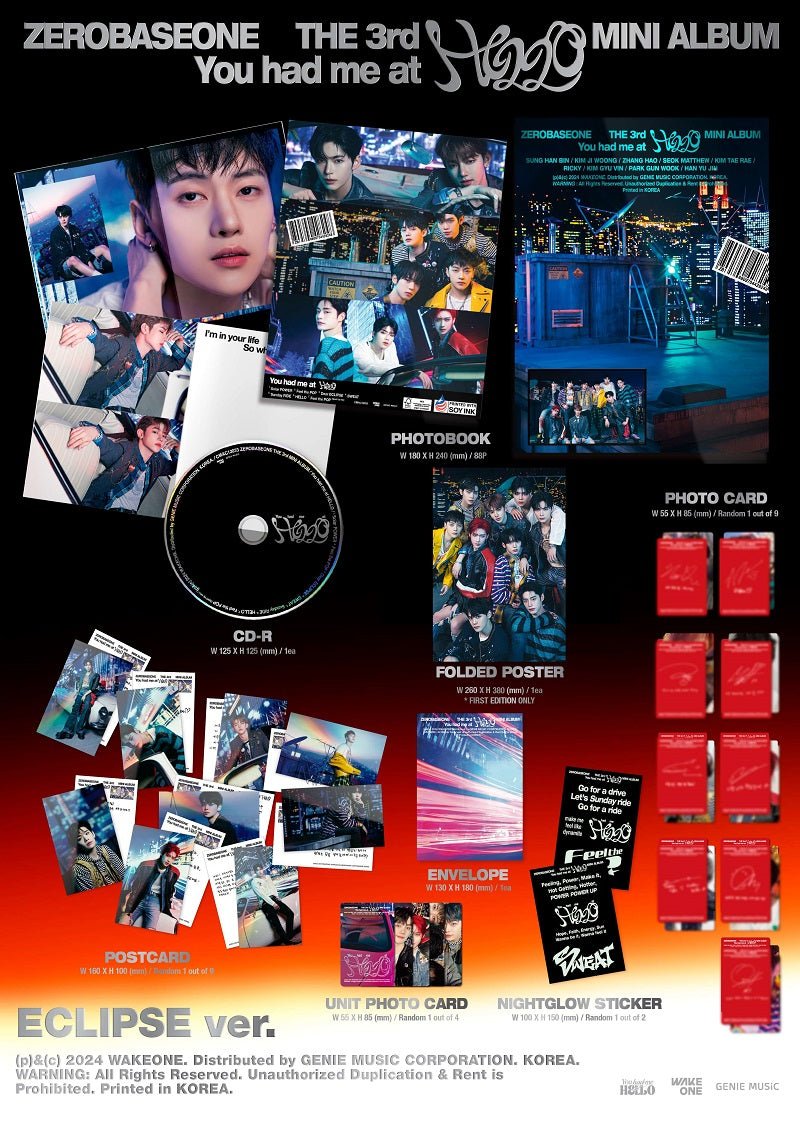 ZEROBASEONE 3rd Mini Album You had me at HELLO – album (ECLIPSE / / ) | HobiEgo