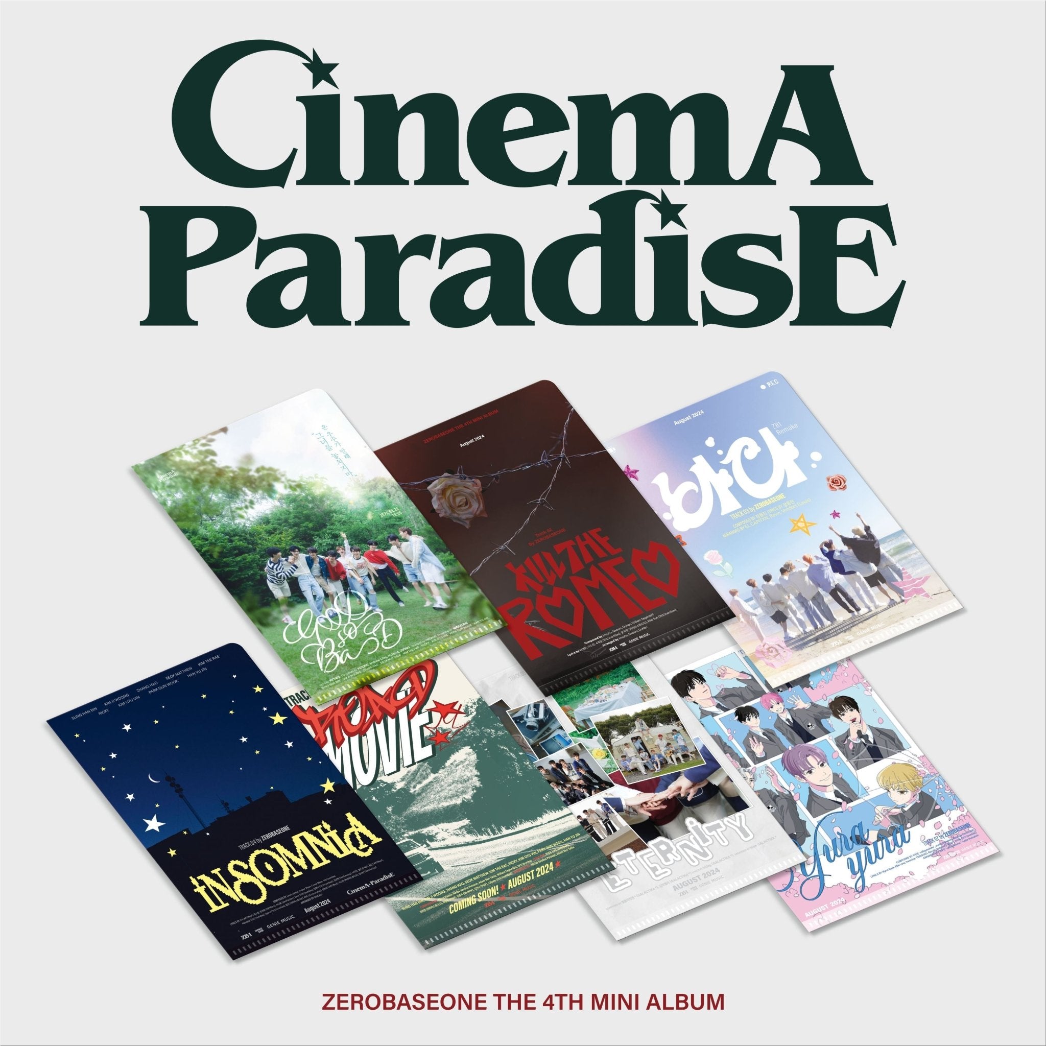 ZEROBASEONE 4th Mini Album CINEMA PARADISE (ZEROSE Version) – album (GOOD SO BAD / / ) | HobiEgo