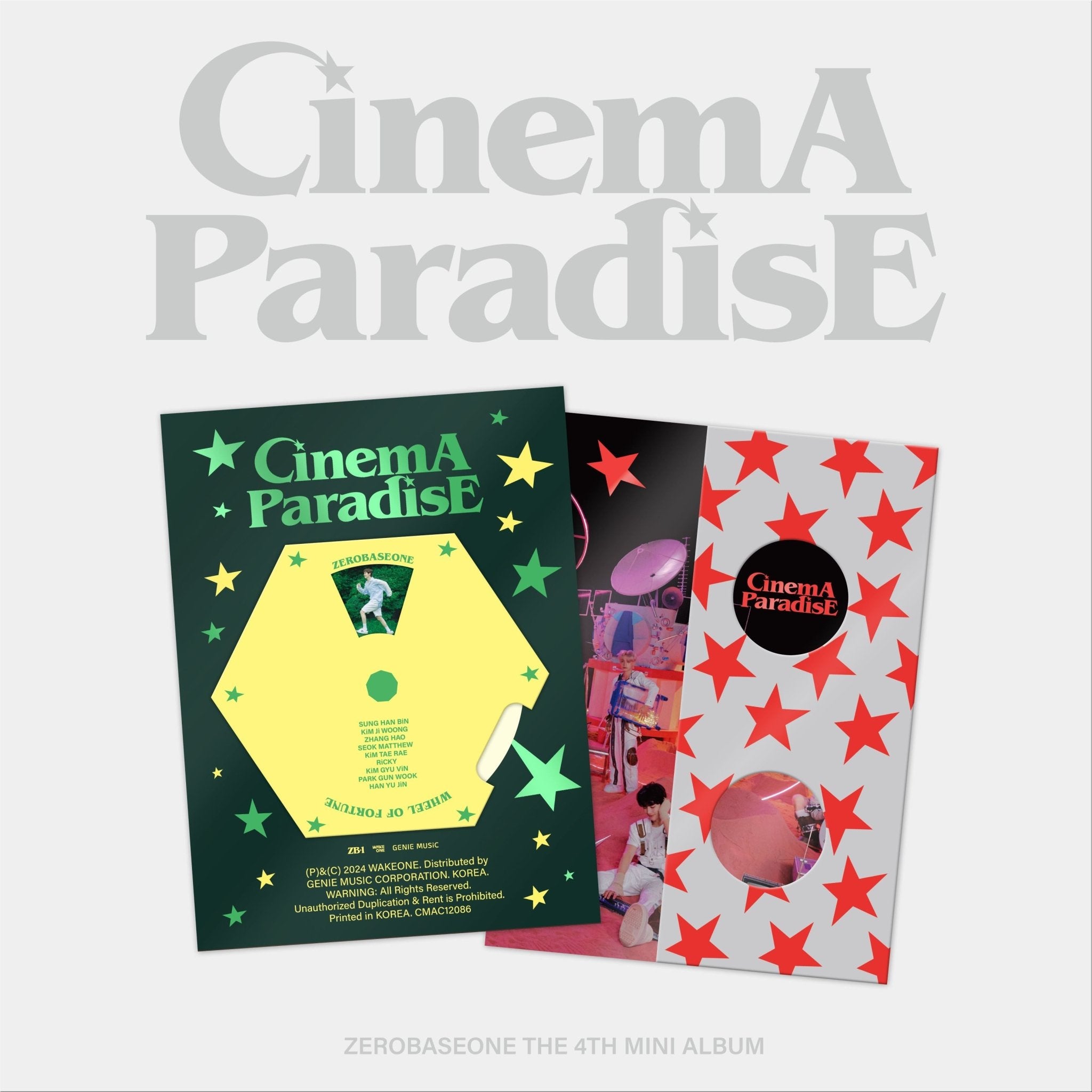 ZEROBASEONE 4th Mini Album CINEMA PARADISE – album (ROMANCE (Green) / / ) | HobiEgo
