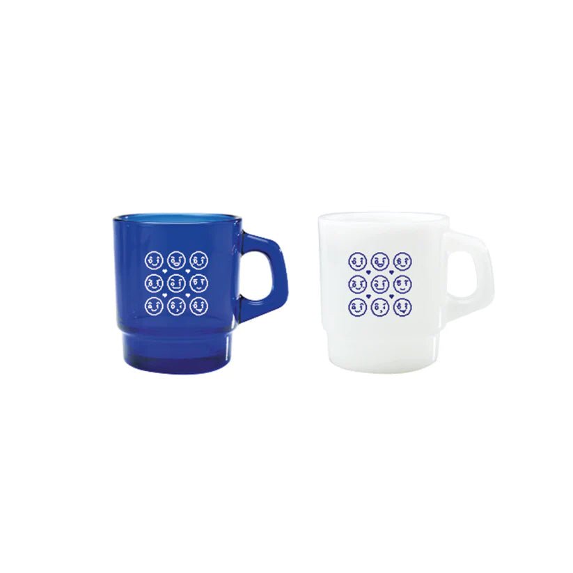 ZEROBASEONE The Moving Seoul POP - UP Milk Glass – Cup (Blue / / ) | HobiEgo