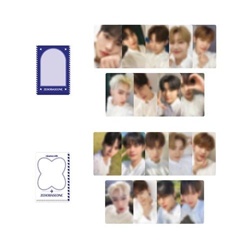 ZEROBASEONE The Moving Seoul POP - UP Mini L - Holder Set – Photo Card Holder (Blue / / ) | HobiEgo