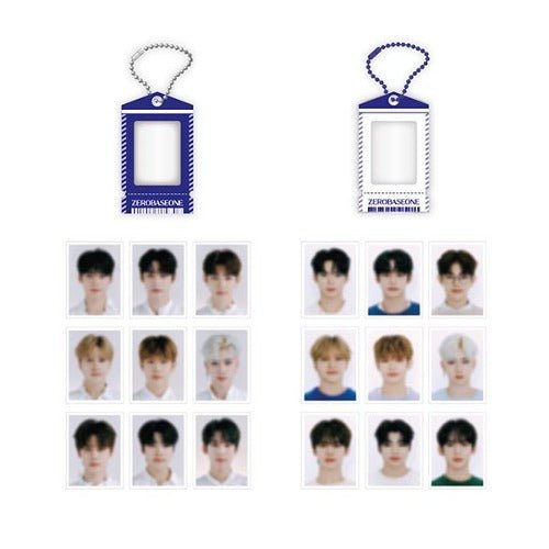 ZEROBASEONE The Moving Seoul POP - UP Mini Photo Holder Set – Photo Card Holder (Blue / / ) | HobiEgo