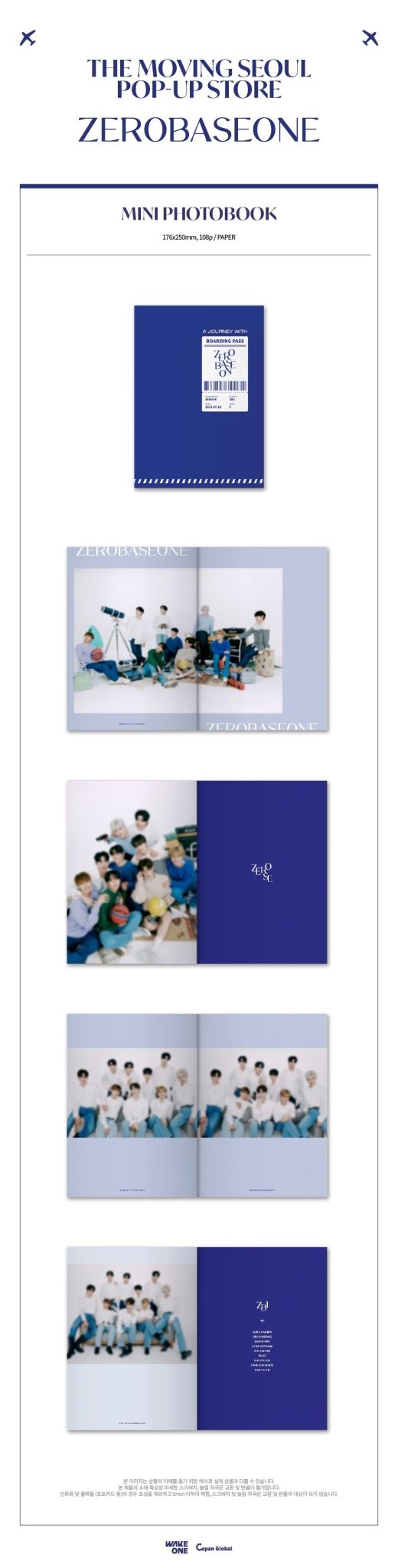 ZEROBASEONE The Moving Seoul POP - UP Mini Photobook – Photo Book ( / / ) | HobiEgo