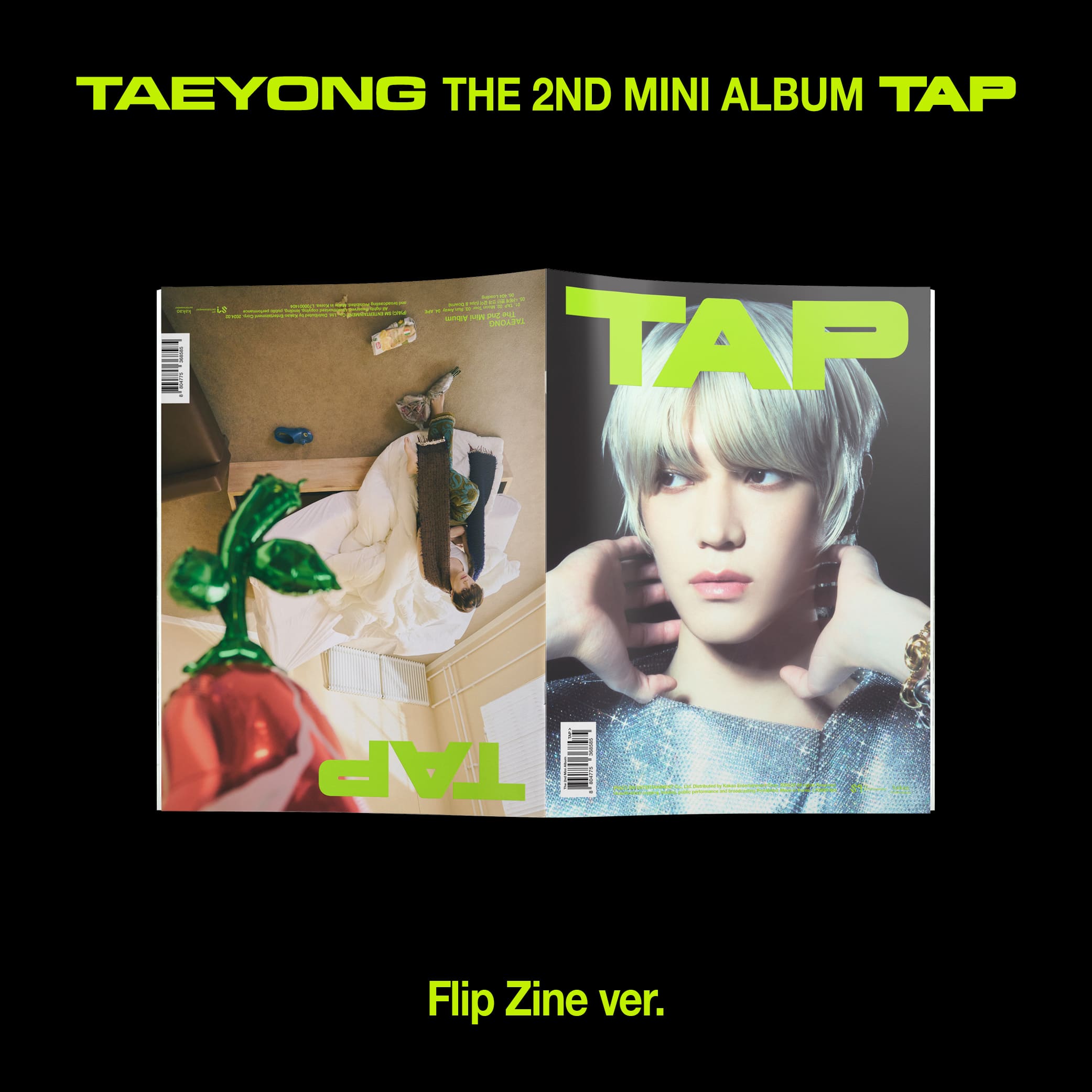 TAEYONG (NCT) 2nd Mini Album TAP (Flip Zine Version)