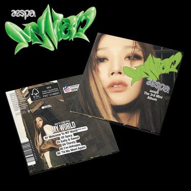 AESPA 3rd Mini Album MY WORLD (Poster Version) – album (Giselle / / ) | HobiEgo