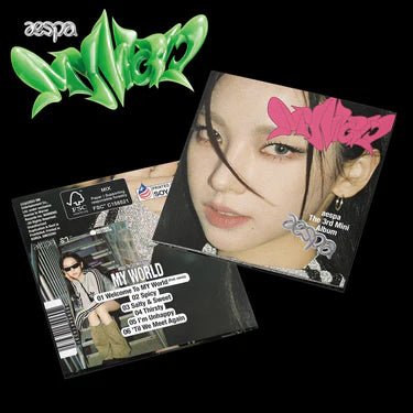 AESPA 3rd Mini Album MY WORLD (Poster Version) – album (Karina / / ) | HobiEgo