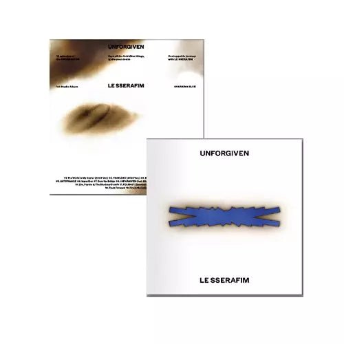LE SSERAFIM 1st Studio Album UNFORGIVEN (COMPACT Version) – album (Sparkling Blue (Kazuha) / / ) | HobiEgo