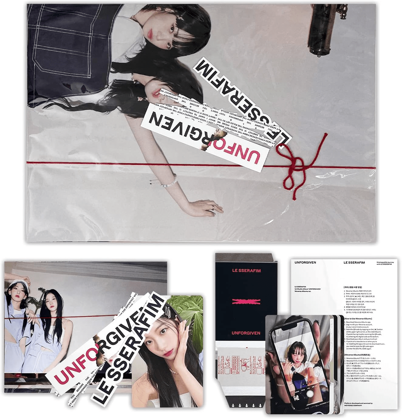 LE SSERAFIM 1st Studio Album UNFORGIVEN (Weverse Albums ver) – album (A / / ) | HobiEgo