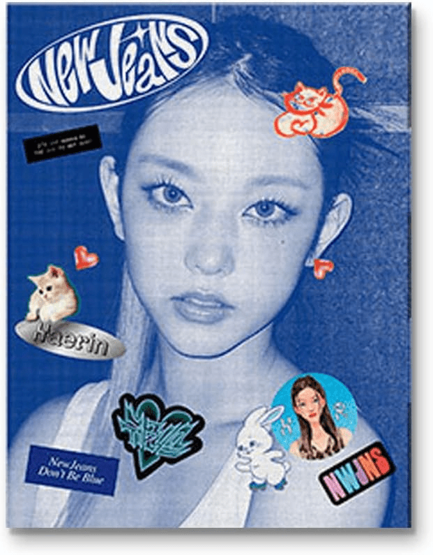 NewJeans 1st EP 'New Jeans' Bluebook Version – album (Haerin Bluebook / / ) | HobiEgo