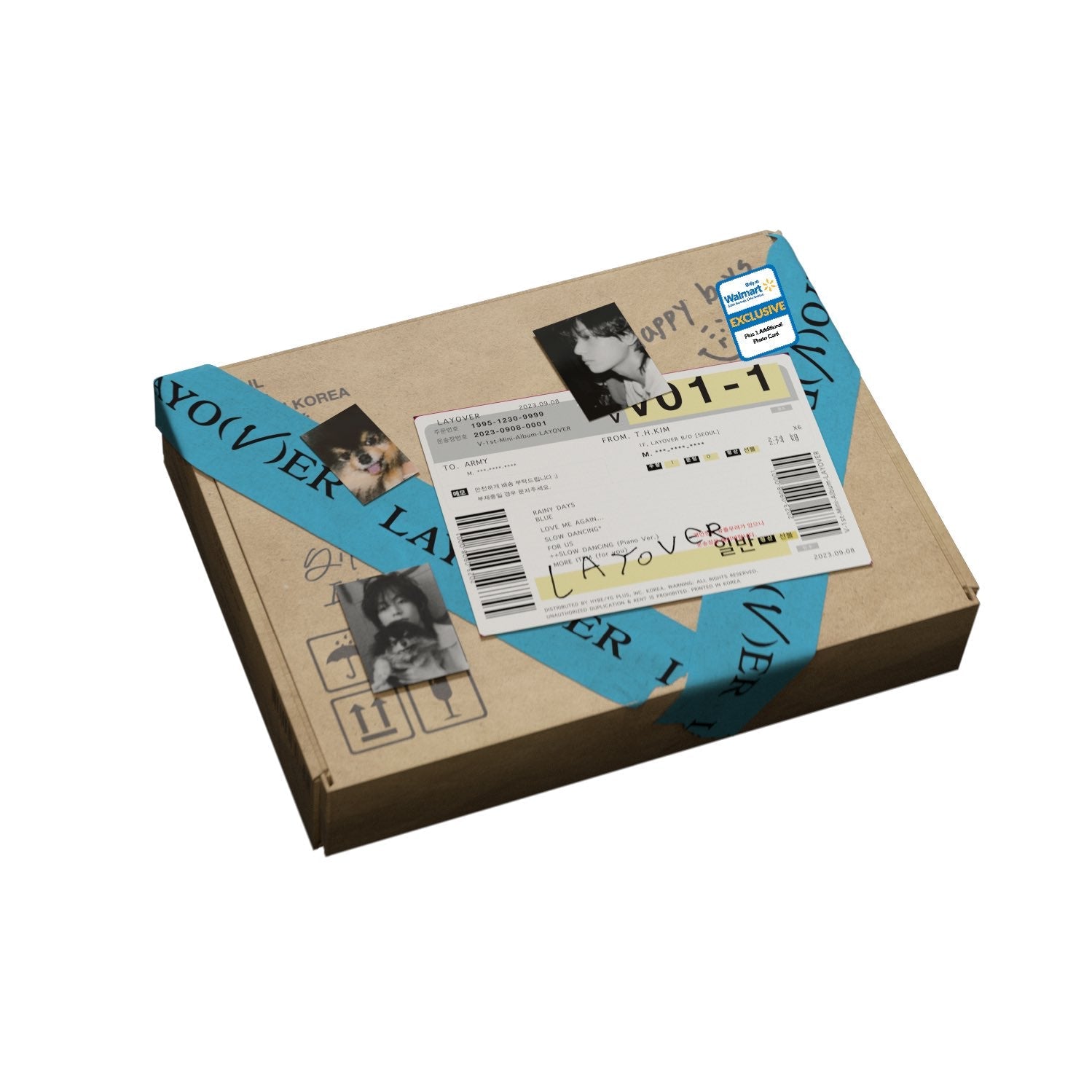 V (BTS) Mini Album Layover – album (Blue / / ) | HobiEgo